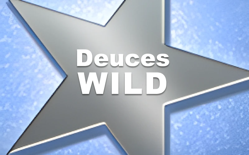 Experience the strategic challenge and excitement of the Deuces Wild poker game.